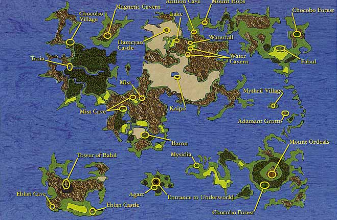 FF4 World Map